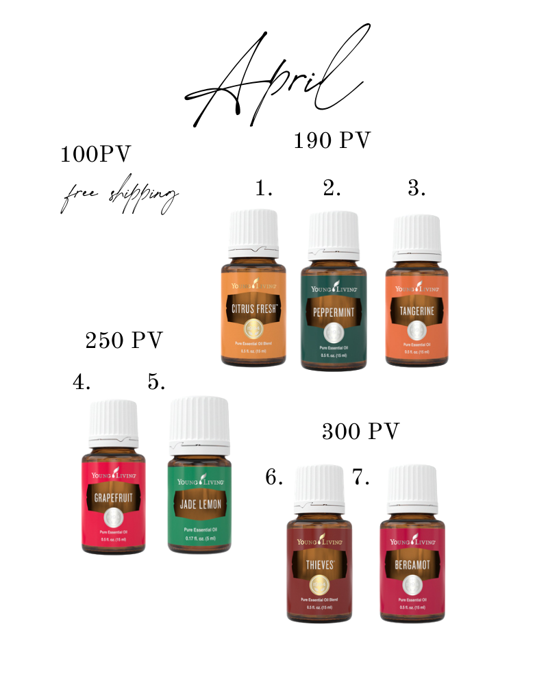 best smelling essential oils to diffuse in your Home, April Free Grifts with Purchase