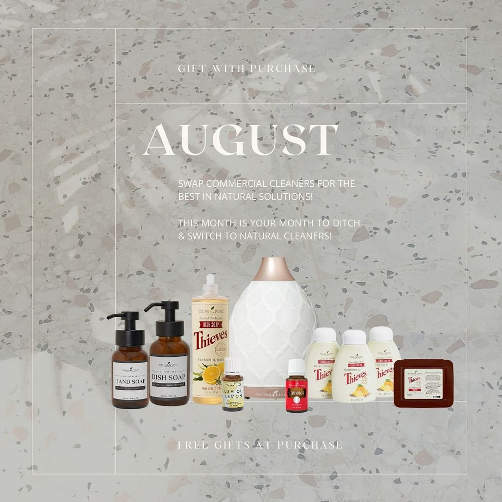 building a toxic free home with August's free gifts with purchase